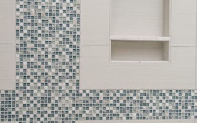 Creative ways to use glass tile in your bath